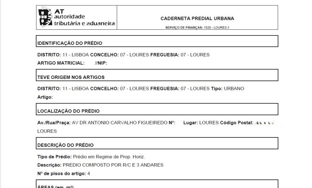 Caderneta Predial